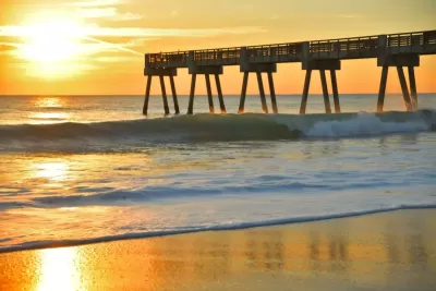 Peaceful Florida Beach Sunset