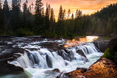 Sheep Falls Sunset