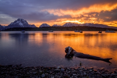 Jackson Lake Sunset
